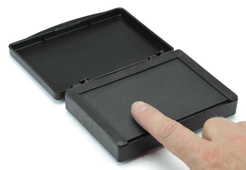 1 5/8 inch Diameter Ceramic Pocket Fingerprint Pad, Ink Pads, Forensic  Supplies