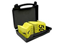 Kit for evidence markers shown with 50 evidence markers in it.