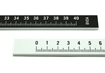 Photo ruler (E-47000), 40 cm. One side black, other side white.