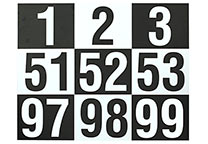 Number signs H-10600 (12 x 15 cm)